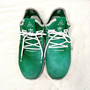 Adidas Pharrell Williams Athletic Mens Shoes Green/White - Size 7